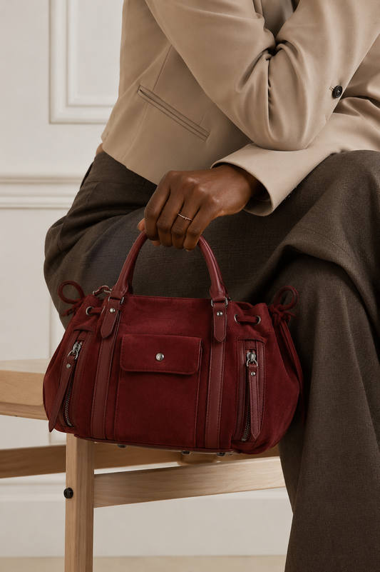 sac à main velours