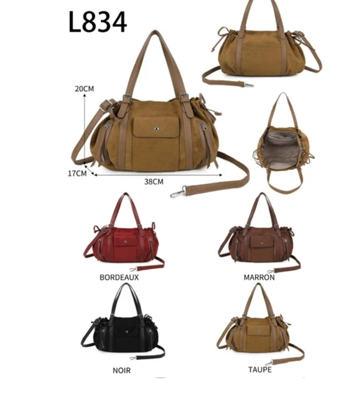 sac à main velours